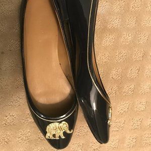 Talbots  navy blue ballet flat shoes